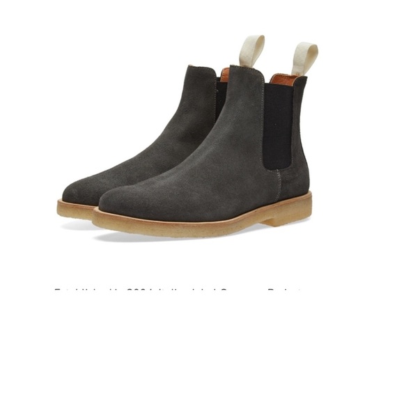 Common Projects Shoes - Common Projects suede leather Chelsea boots